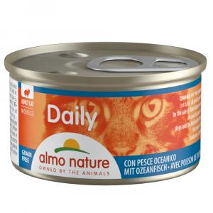 20 + 4 gratis! Almo Nature Daily Menu, 24 x 85 g - Mus z rybami oceanicznymi