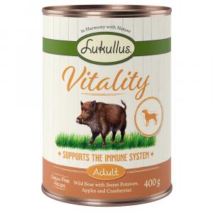 Lukullus Vitality Odporność: Dziczyzna (bez zbóż) - 6 x 400 g