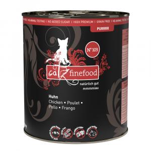 Catz finefood Purrrr, 6 x 800g/750g - No. 103: Kurczak, 6 x 800 g