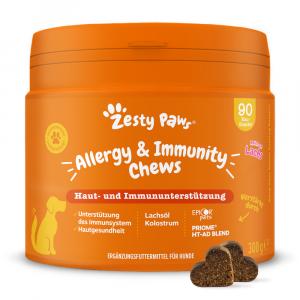 Zesty Paws Allergy & Immunity Chews, z łososiem - 90 tabletek do żucia