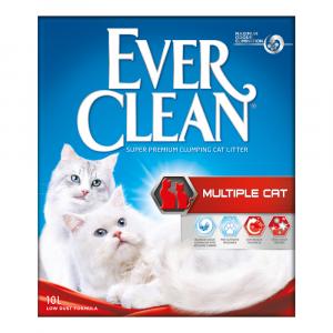 Podwójne zoopunkty! Ever Clean, żwirek dla kota, 10 l - Multiple Cat, żwirek zbrylający się