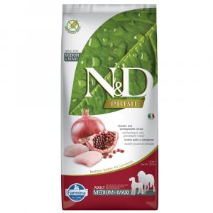 Farmina N&D Grain Free Adult Medium, kurczak i owoc granatu - 12 kg