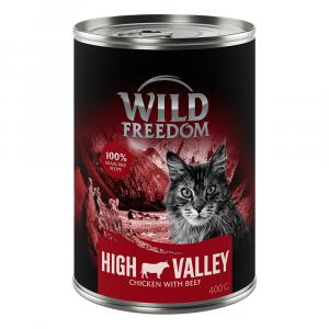 Pakiet Wild Freedom Adult, 12 x 400 g - bez zbóż - Farmlands – Kurczak i wołowina