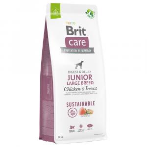 Brit Care Dog Sustainable Junior Large Breed, kurczak i insekty - 2 x 12 kg