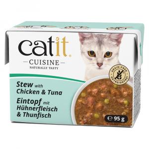 Catit Cuisine Eintopf, 24 x 95 g - Kurczak z tuńczykiem