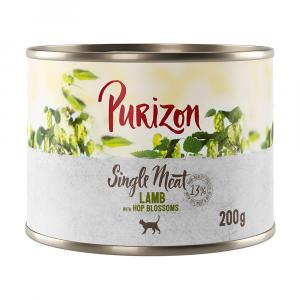 Purizon Single Meat, 6 x 200 g - Jagnięcina z kwiatami chmielu