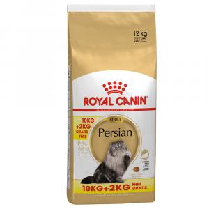 10 + 2 gratis! Royal Canin, sucha karma dla kota, różne rodzaje, 12 kg - Persian Adult