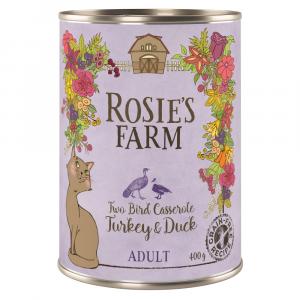 Pakiet Rosie's Farm Adult, 12 x 400 g - Indyk i kaczka