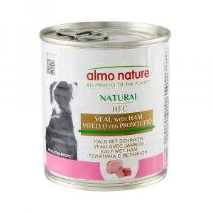 15% taniej! Almo Nature HFC, karma mokra dla psa, 6 x 280 / 6 x 290 g - Cielęcina z szynką, 6 x 290 g