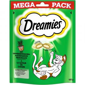 20% taniej! Przysmaki Dreamies, różne rodzaje - Przysmak dla kota, kocimiętka, 180 g