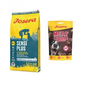 Josera: 12,5 kg karma sucha + Meat Chunks, wołowina, 70 g gratis! - SensiPlus