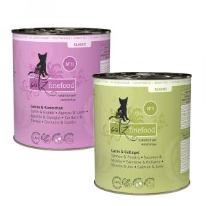 Catz finefood w puszkach, 12 x 800 g - Pakiet mieszany I