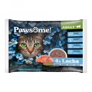 Korzystny pakiet Pawsome Adult Cat, 8 x 85 g - Łosoś