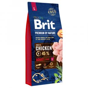 Dwupak Brit Premium by Nature - Premium by Nature, Adult L, 2 x 15 kg