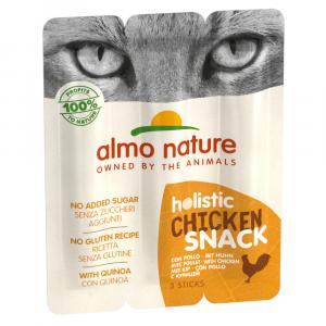 Almo Nature Holistic Snack Cat - Kurczak, 3 x 15 g