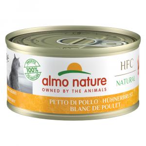 Almo Nature HFC Natural, 6 x 70 g - Pierś z kurczaka