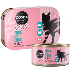 Megapakiet Cosma Asia, 24 x 170 g - Tuńczyk z krabami