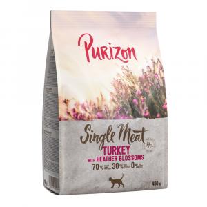 Purizon Single Meat, indyk z kwiatami wrzosu - 400 g