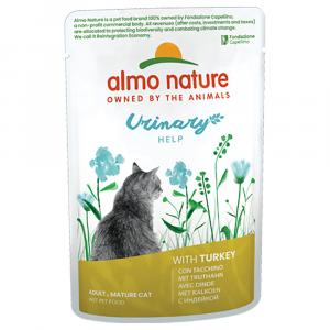 5 + 1 gratis! Almo Nature Holistic Urinary Help, 6 x 70 g - Z indykiem