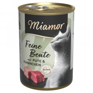 Miamor Feine Beute, 12 x 400 g - Indyk i królik