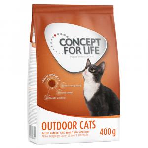5 zł taniej! Concept for Life, sucha karma, 400 g - Outdoor Cats - ulepszona receptura!