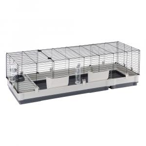 Ferplast Plaza 160, klatka dla małych zwierząt - Dł. x szer. x wys.: 162 x 60 x 50 cm