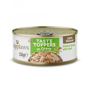 50% taniej! Applaws Taste Toppers, karma uzupełniająca dla psa, 6 x 156 g - W sosie, kurczak z jagnięciną