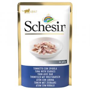 Schesir w galarecie, saszetki, 6 x 85 g - Tuńczyk z labraksem