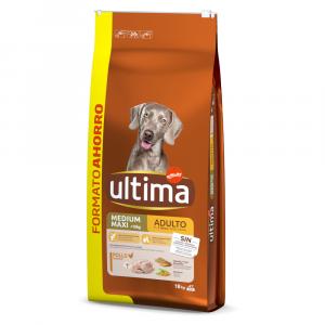 Ultima Medium / Maxi Adult, kurczak z ryżem - 18 kg