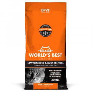 World's Best Cat Litter Low-Tracking, żwirek zbrylający się - 2 x 12,7 kg