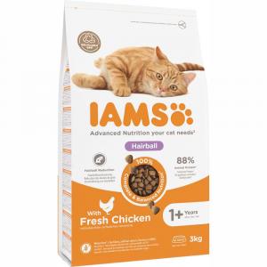 IAMS Advanced Nutrition Hairball z kurczakiem - 2 x 3 kg