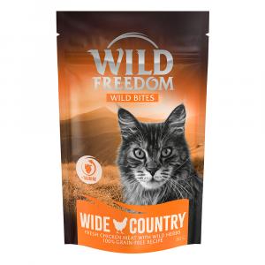 Korzystny pakiet Wild Freedom Snack - Wild Bites, bez zbóż, 3 x 80 g - Wide Country - kurczak