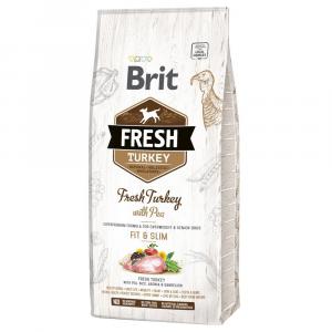 Dwupak Brit Fresh - Light Fit & Slim, indyk z groszkiem, 2 x 12 kg