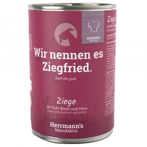 Herrmann's Selection Sensitive, 12 x 400 g - Kozina z bioburakiem czerwonym i bioprosem