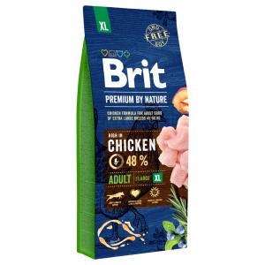 Brit Premium by Nature Adult XL, kurczak - 2 x 15 kg