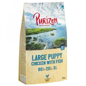 40 zł taniej! Purizon, bezzbożowa karma sucha, 12 kg - Large Puppy dla psa, kurczak i ryba