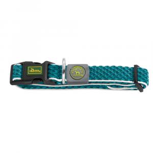 Hunter obroża dla psa Hilo Vario Basic, turkusowa - Rozmiar M-L: obwód szyi 33 - 50 cm