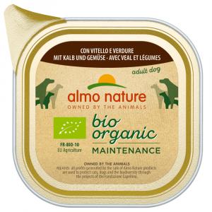 Almo Nature BioOrganic Maintenance, 6 x 100 g - Z biocielęciną i biowarzywami