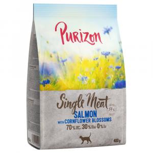 Purizon Single Meat, łosoś z kwiatami chabru - 400 g