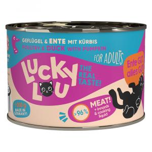 Lucky Lou Adult, 6 x 200 g - Drób i kaczka