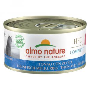 Pakiet Almo Nature HFC Complete, 24 x 70 g - Tuńczyk z dynią