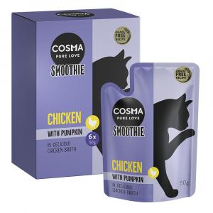 Korzystny pakiet Cosma Smoothie, 12 x 50 g - Kurczak z dynią