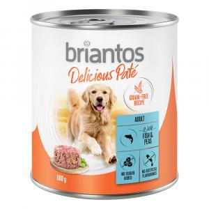 Briantos Delicious Paté, 24 x 800 g - Ryba i groch