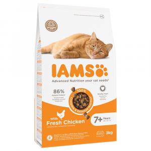 IAMS Advanced Nutrition Senior Cat z kurczakiem - 2 x 3 kg