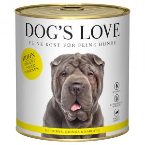 Dog's Love Adult 6 x 800 g - Kurczak