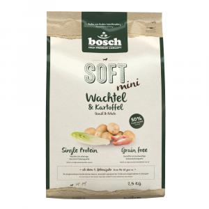 Bosch HPC Soft Mini, przepiórka i ziemniaki - 2,5 kg