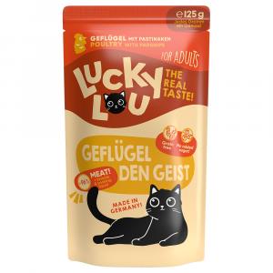 Megapakiet Lucky Lou Adult, 48 x 125 g - Drób