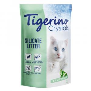 20% taniej! Tigerino Crystals, żwirek dla kota, 3 x 5 l - Zapach aloe vera