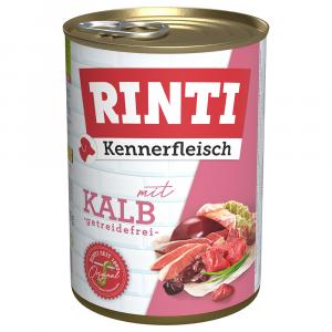 Megapakiet RINTI Kennerfleisch, 24 x 400 g - Cielęcina