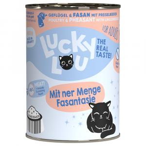 Korzystny pakiet Lucky Lou Adult, 24 x 400 g - Drób i bażant